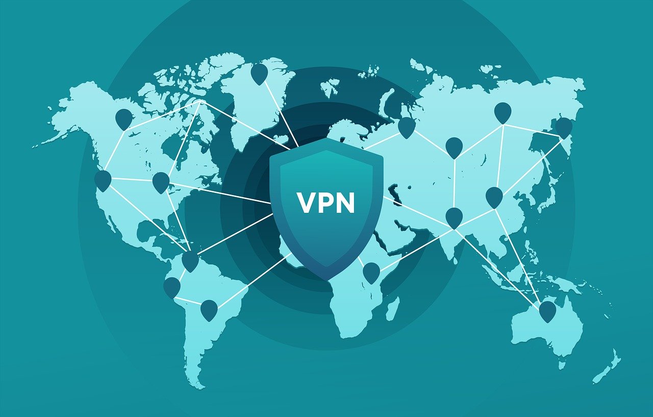 VPN connecting and guarding different endpoints across the globe.